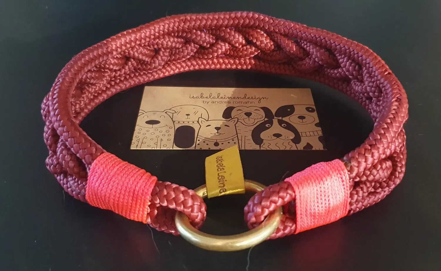 Zeckenschutzhalsband Isabelaleinendesin