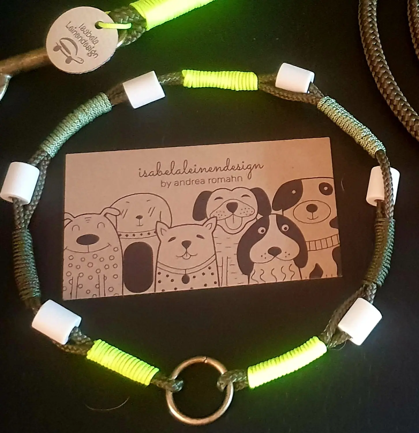 Zeckenschutzhalsband Isabelaleinendesin