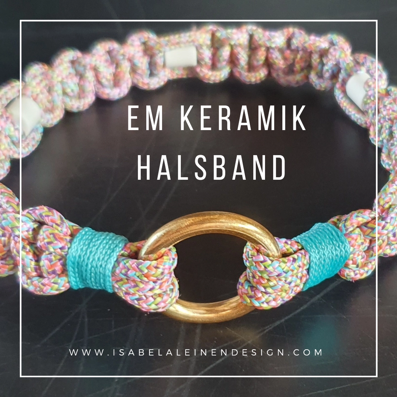 Zeckenschutzhalsband Isabelaleinendesin