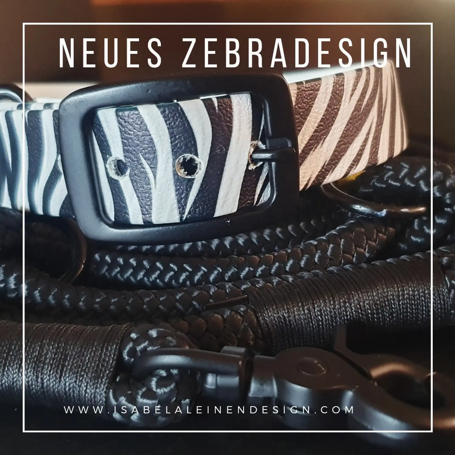 Leinen und Halsband Sets Isabelaleinendesin